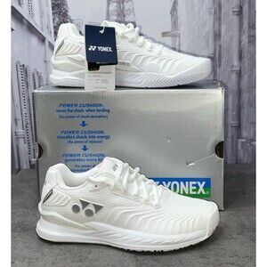 YONEX Women’s Power Cushion Eclipsing 4 Tennis Shoes,White Size 8